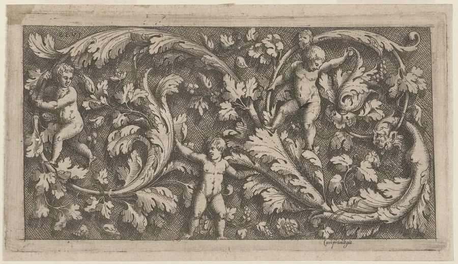 Panel of Ornament by Giovanni Battista Pittoni