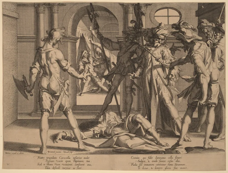 Beheading of the Roman Judge Papinian by Willem van Swanenburgh