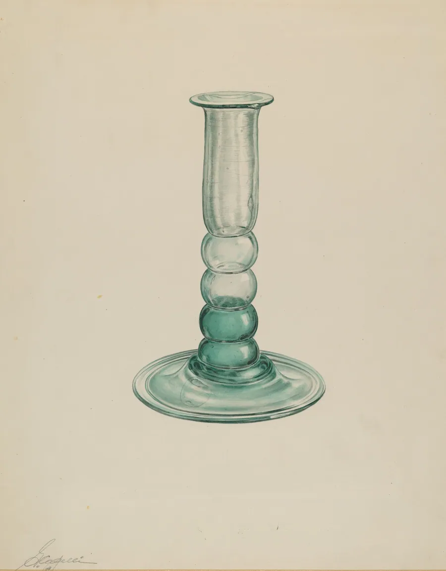 Candlestick by Giacinto Capelli