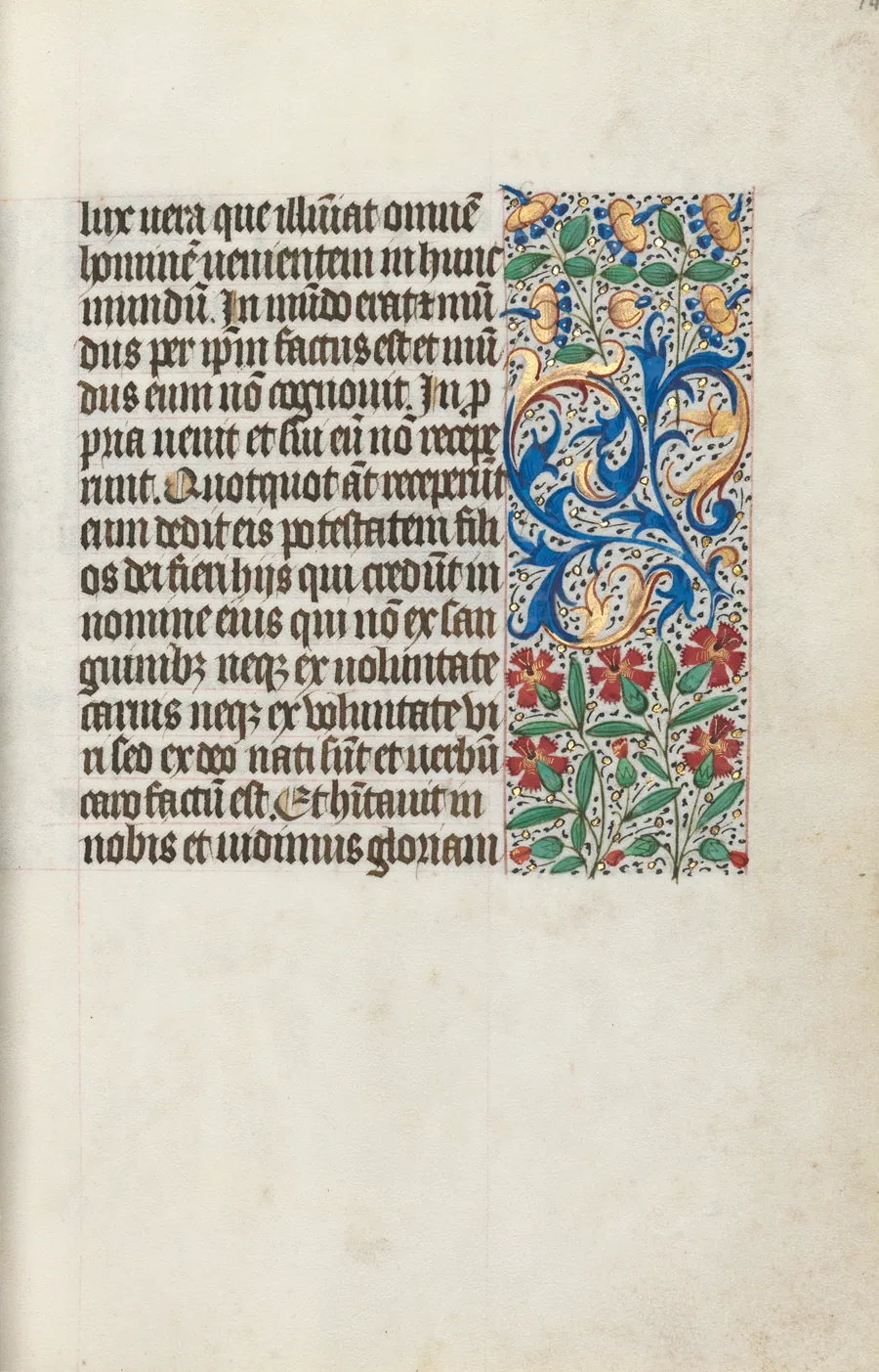 Book of Hours (Use of Rouen): fol. 14r by Master of the Geneva Latini