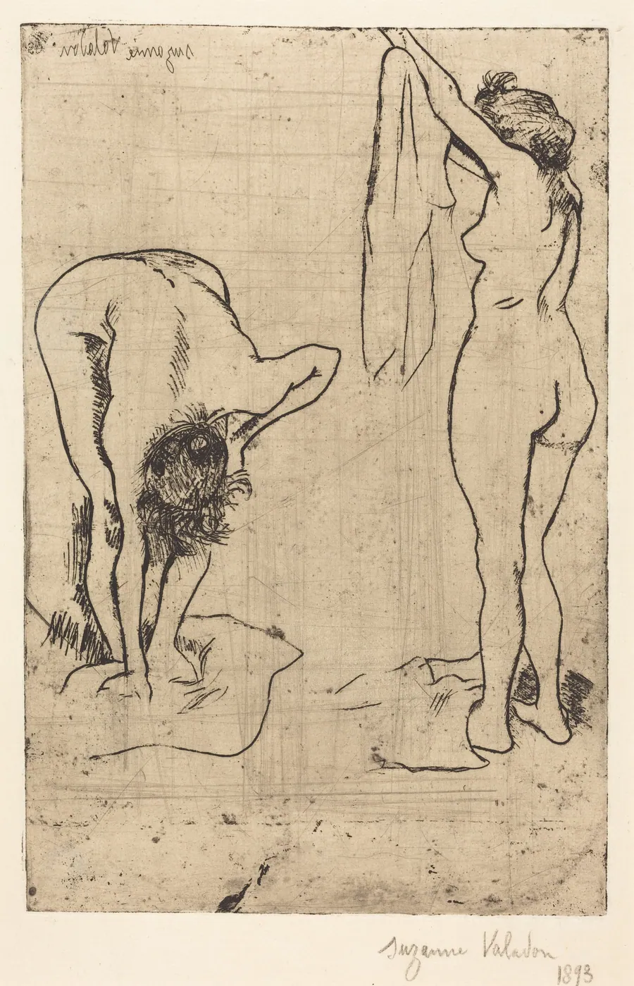 Femmes s'essuyant (Women Drying Themselves) by Suzanne Valadon