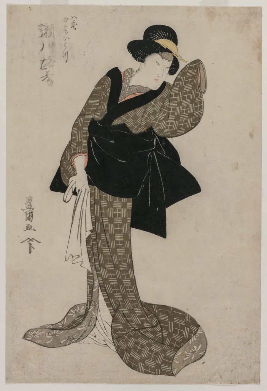 Segawa Roko as Hachizo's Wife Ohatsu by Utagawa Toyokuni