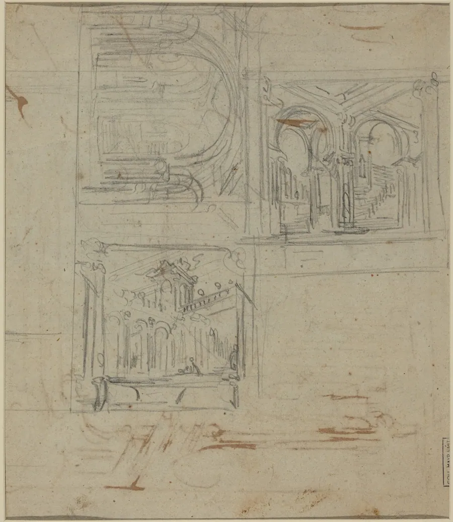 Fantastic Architectural Studies by Italian 18th Century