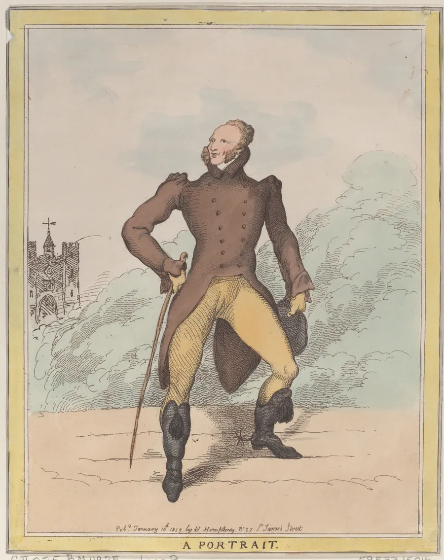 A Portrait (Lord Petersham) by Charles Stanhope, 4th Earl of Harrington