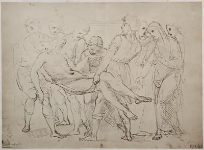 Drawing by Raphael Sanzio in the British Museum
