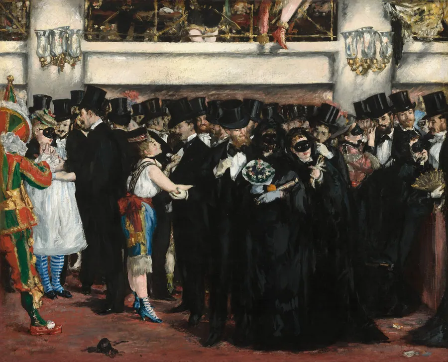 Masked Ball at the Opera by Edouard Manet