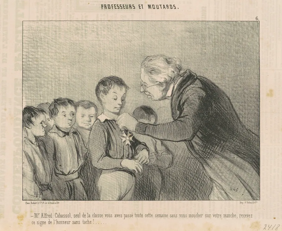 Mr. Alfred Cabassol ... recevez ce signe de l'honneur ... by Honoré Daumier
