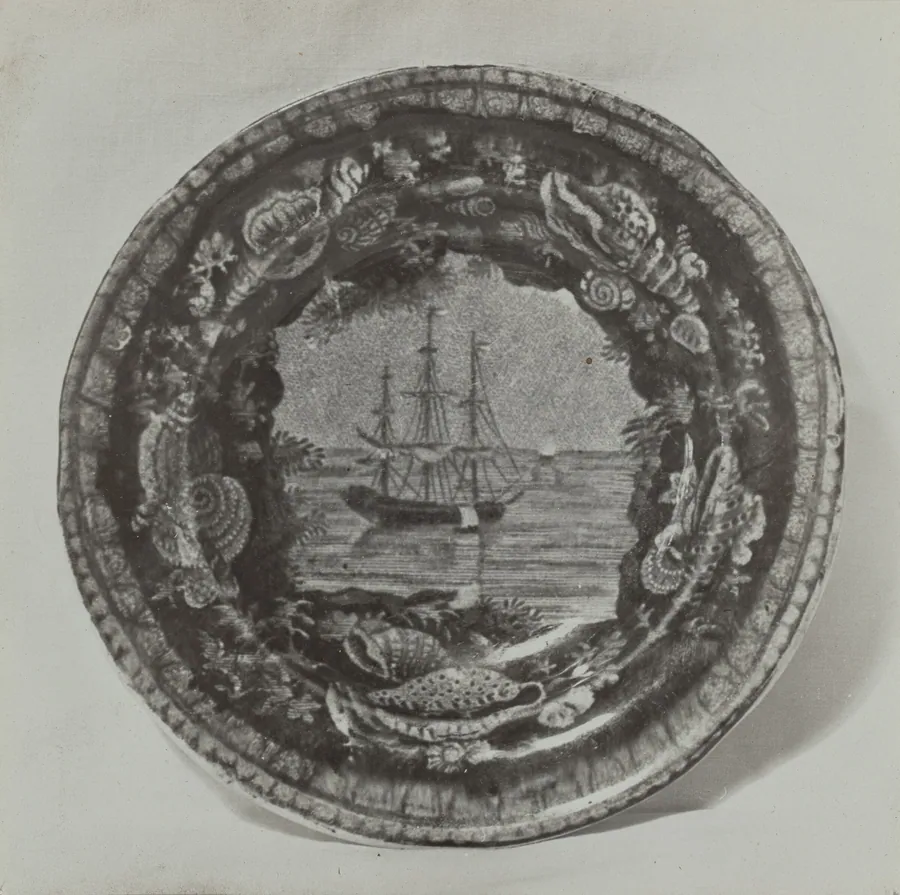 Plate - "Cadmus Anchored" by Helmut Hiatt