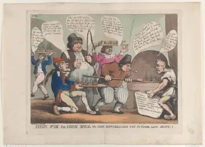 High Fun for John Bull, or the Republicans Put to their Last Shift