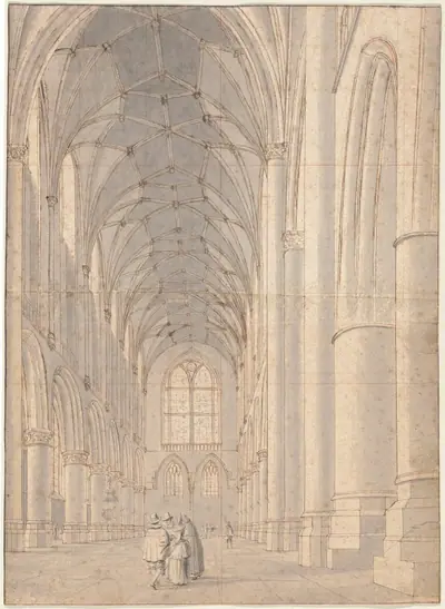 Interior of Saint Bavo's Church, Haarlem