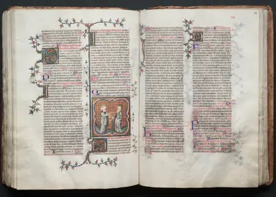 The Gotha Missal: Fol. 115r, Text