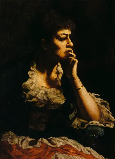 Portrait of Mrs. Eastman Johnson