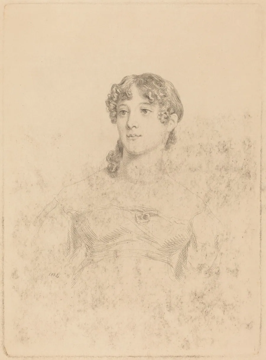 Lady Maria Hooker When Miss Turner at Age Seventeen by Mary Dawson Turner