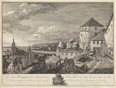 Vue des Remparts de Sonnenstein (View of the Ramparts of Sonnenstein)