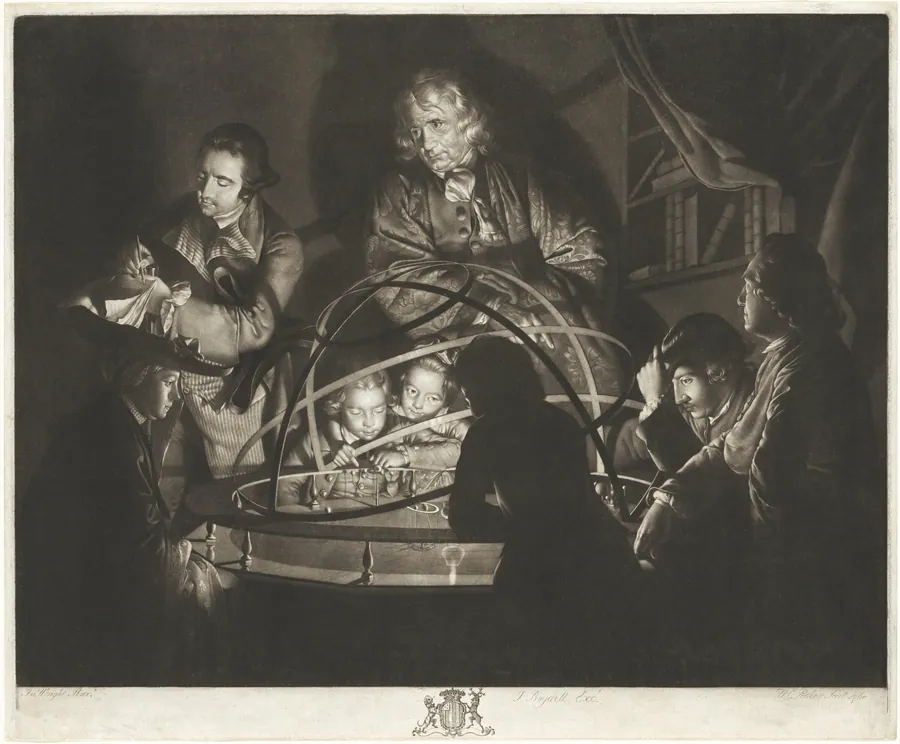 A Philosopher Giving a Lecture on the Orrery by William Pether