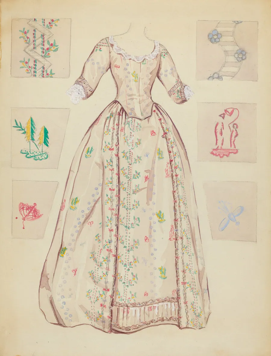 Gown by Dorothy Gernon