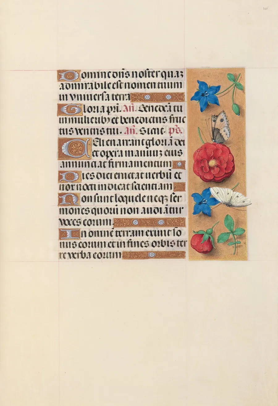 Hours of Queen Isabella the Catholic, Queen of Spain:  Fol. 101r by Master of the First Prayerbook of Maximillian