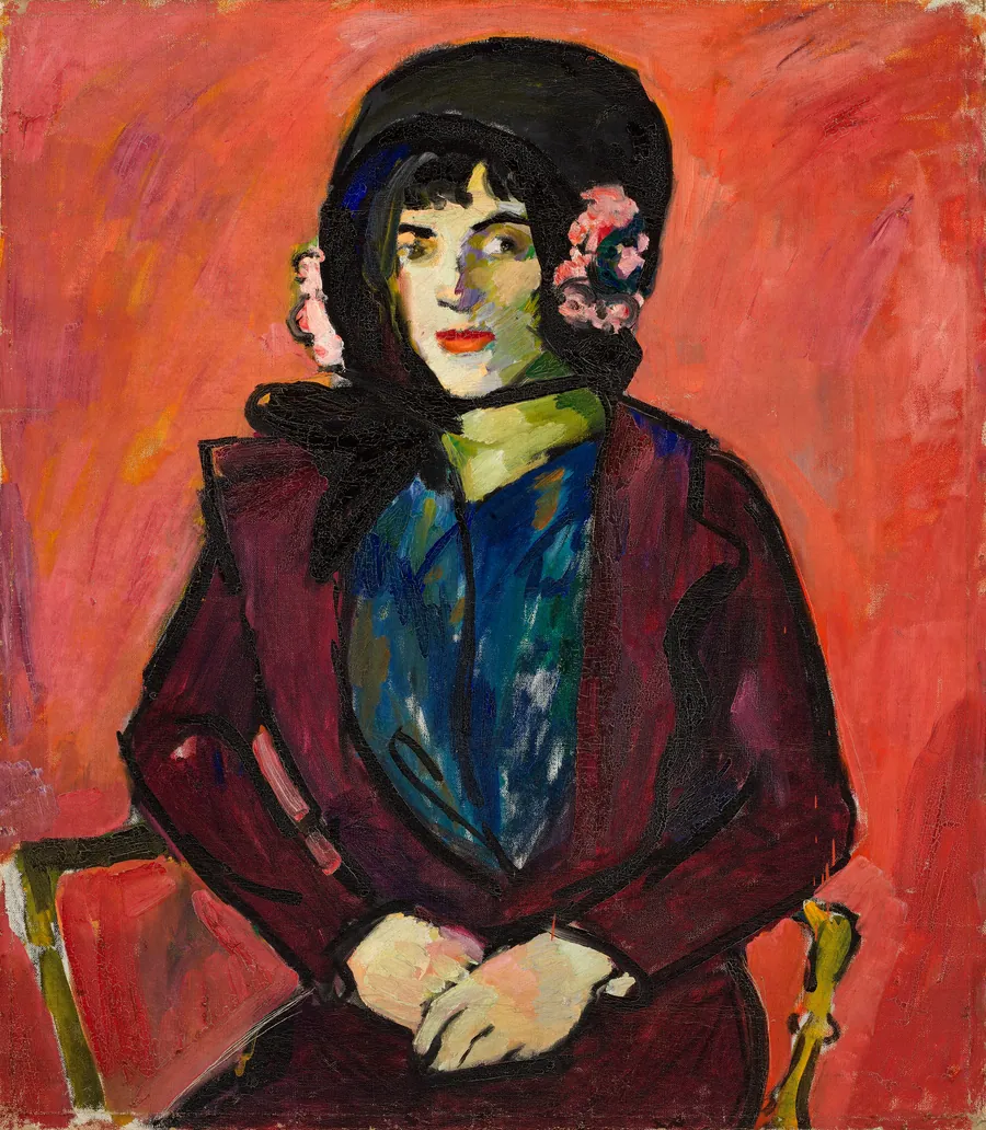 Portrait of a Girl by H. Lyman Saÿen, born Philadelphia, PA 1875-died Philadelphia, PA 1918