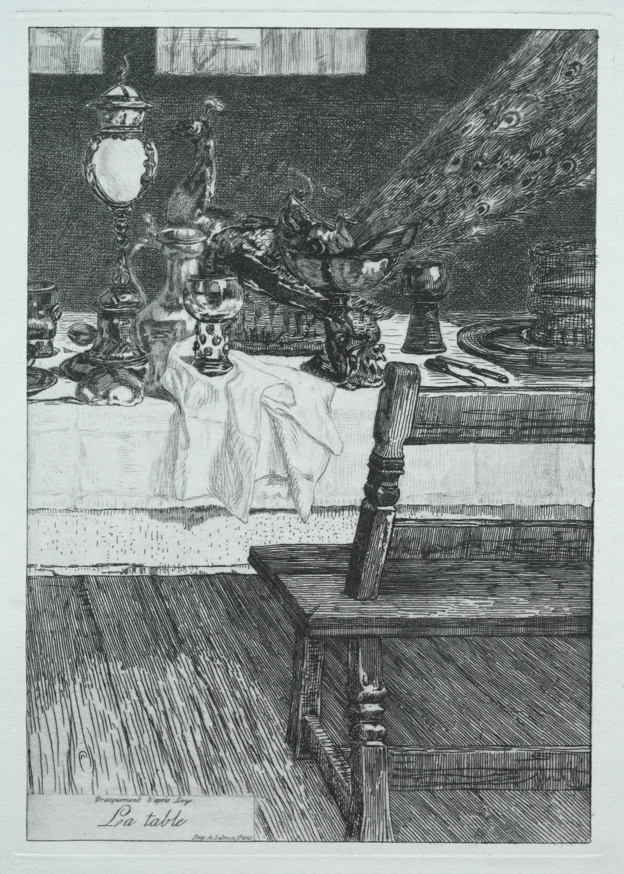 The Table by Félix Bracquemond