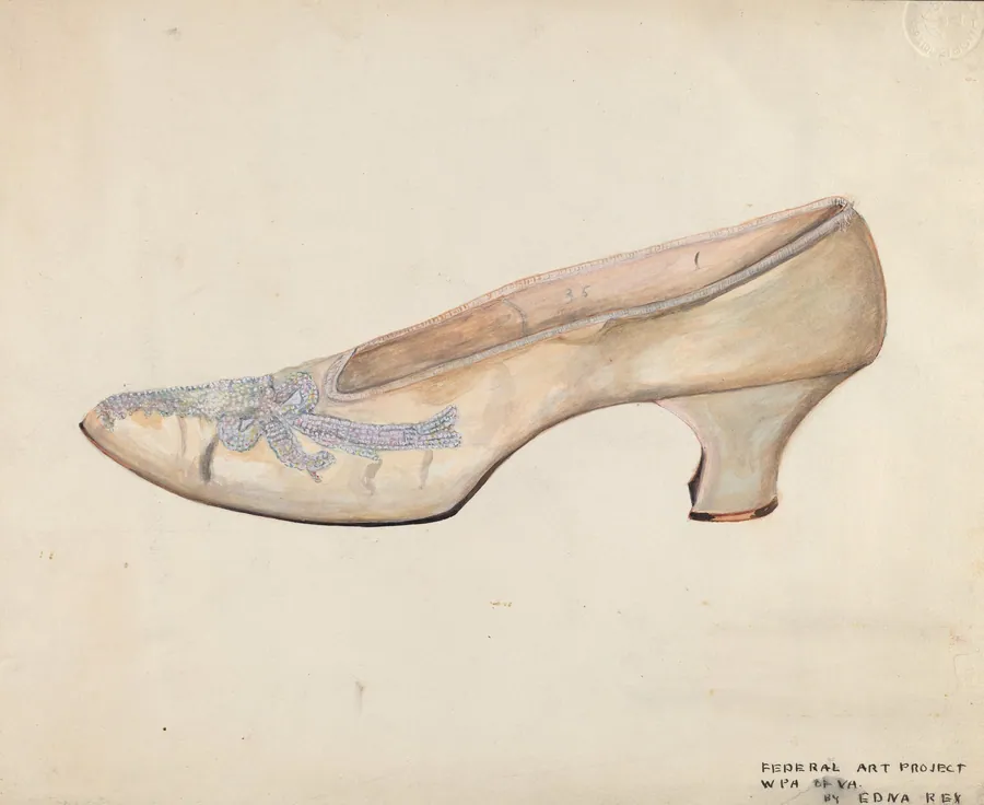 Wedding Slippers by Edna Crenshaw Rex