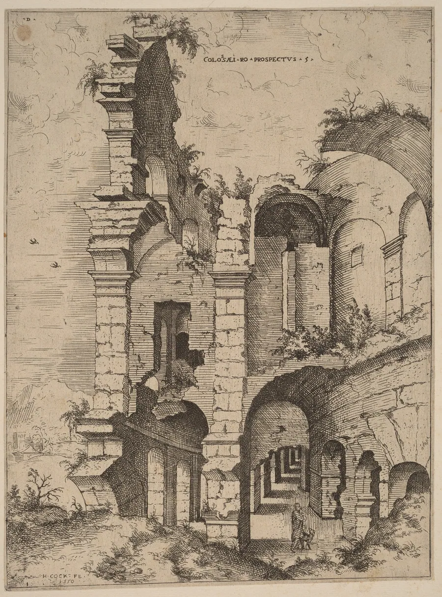 Fifth View of the Colosseum by Hieronymus Cock