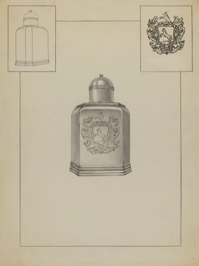 Silver Tea Caddy