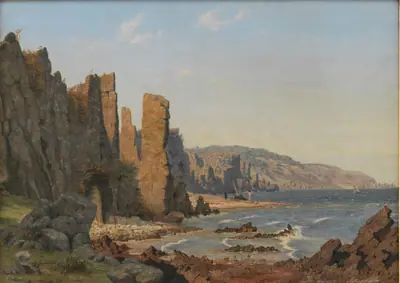 Lyseklippen ved Rø på Bornholm