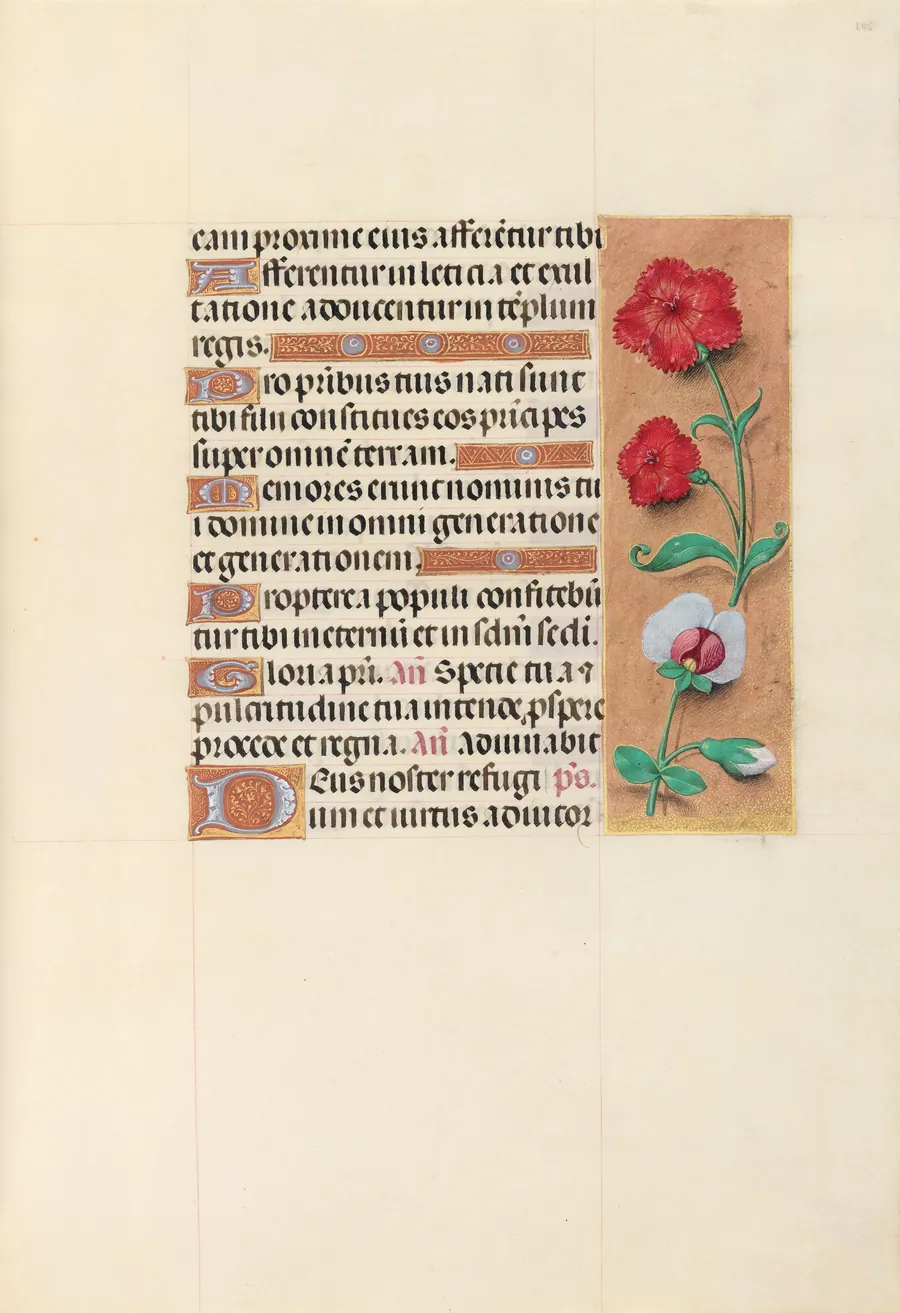 Hours of Queen Isabella the Catholic, Queen of Spain:  Fol. 105r by Master of the First Prayerbook of Maximillian