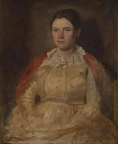 Agnete Skovgaard, f. Lange, kunstnerens hustru