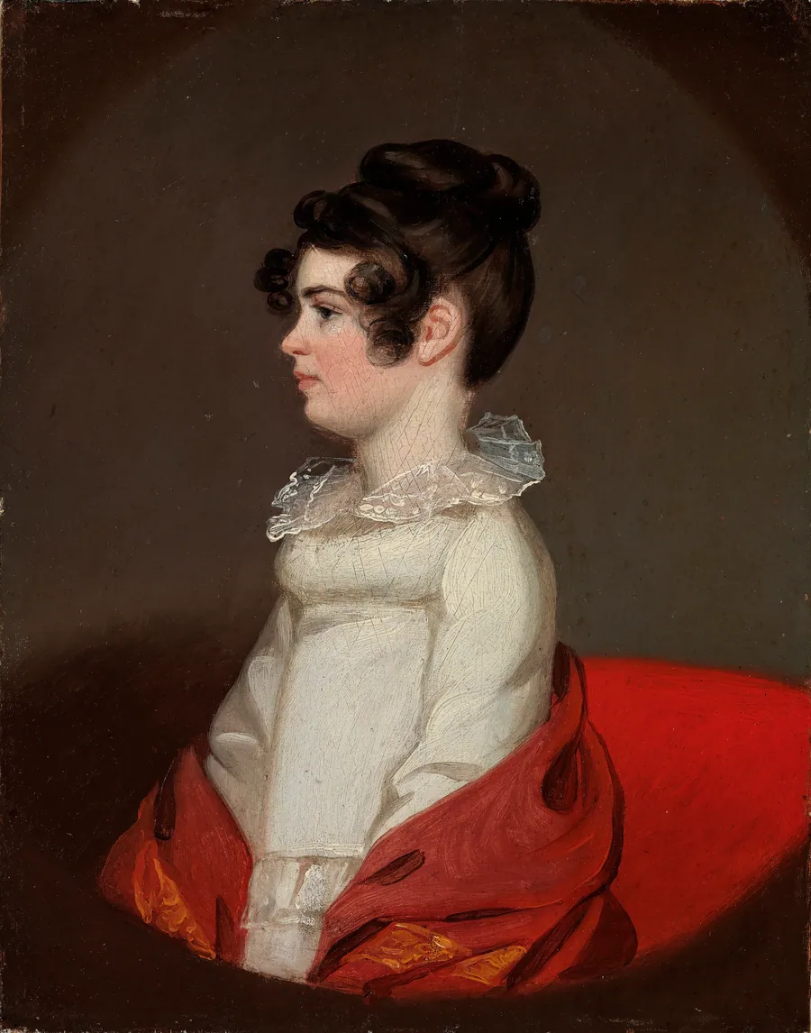 Portrait of a Woman by Jacob Eichholtz, born Lancaster, PA 1776-died Lancaster, PA 1842