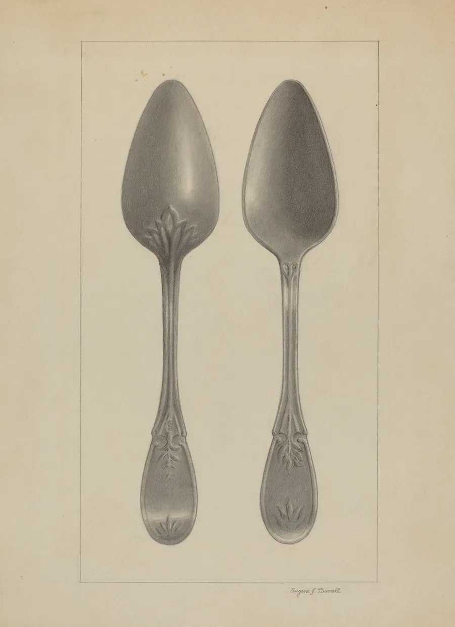 Pewter Spoon by Eugene Barrell
