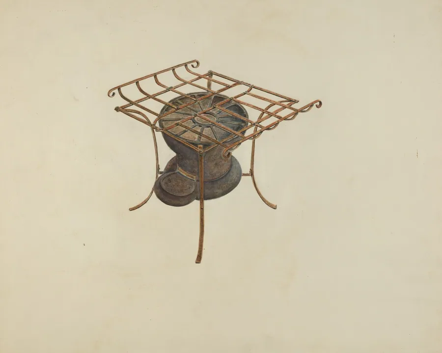 Portable Cast Iron Cook Stove by Al Curry