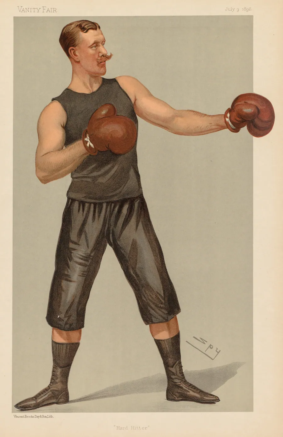 Vanity Fair: "Hard Hitter" by Leslie Matthew (Spy) Ward