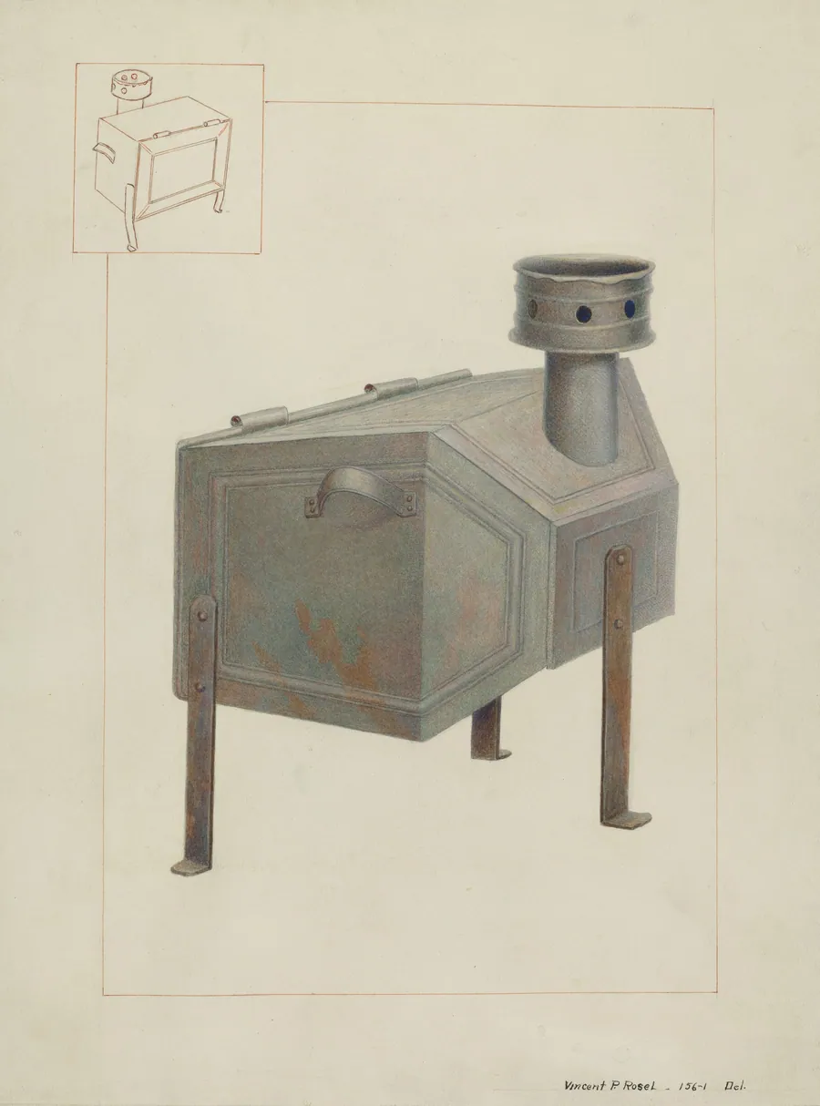 Tin Stove by Vincent P. Rosel