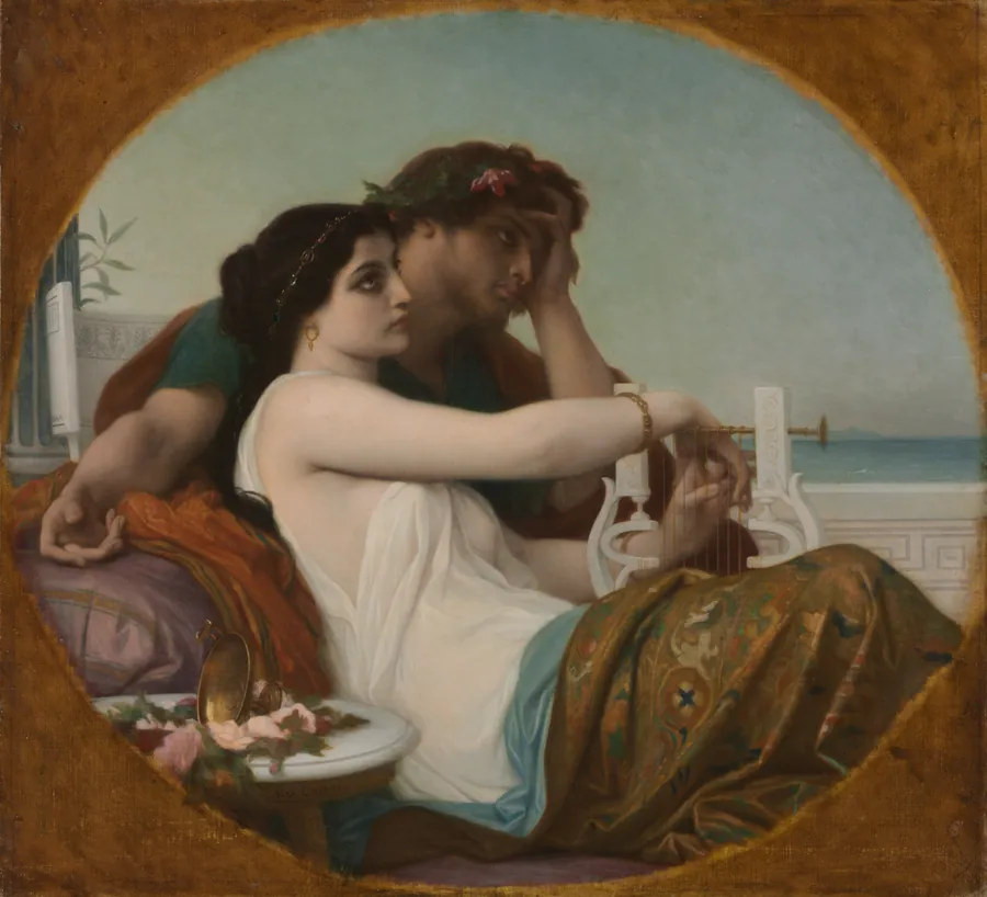 Aglaida and Boniface by Alexandre Cabanel