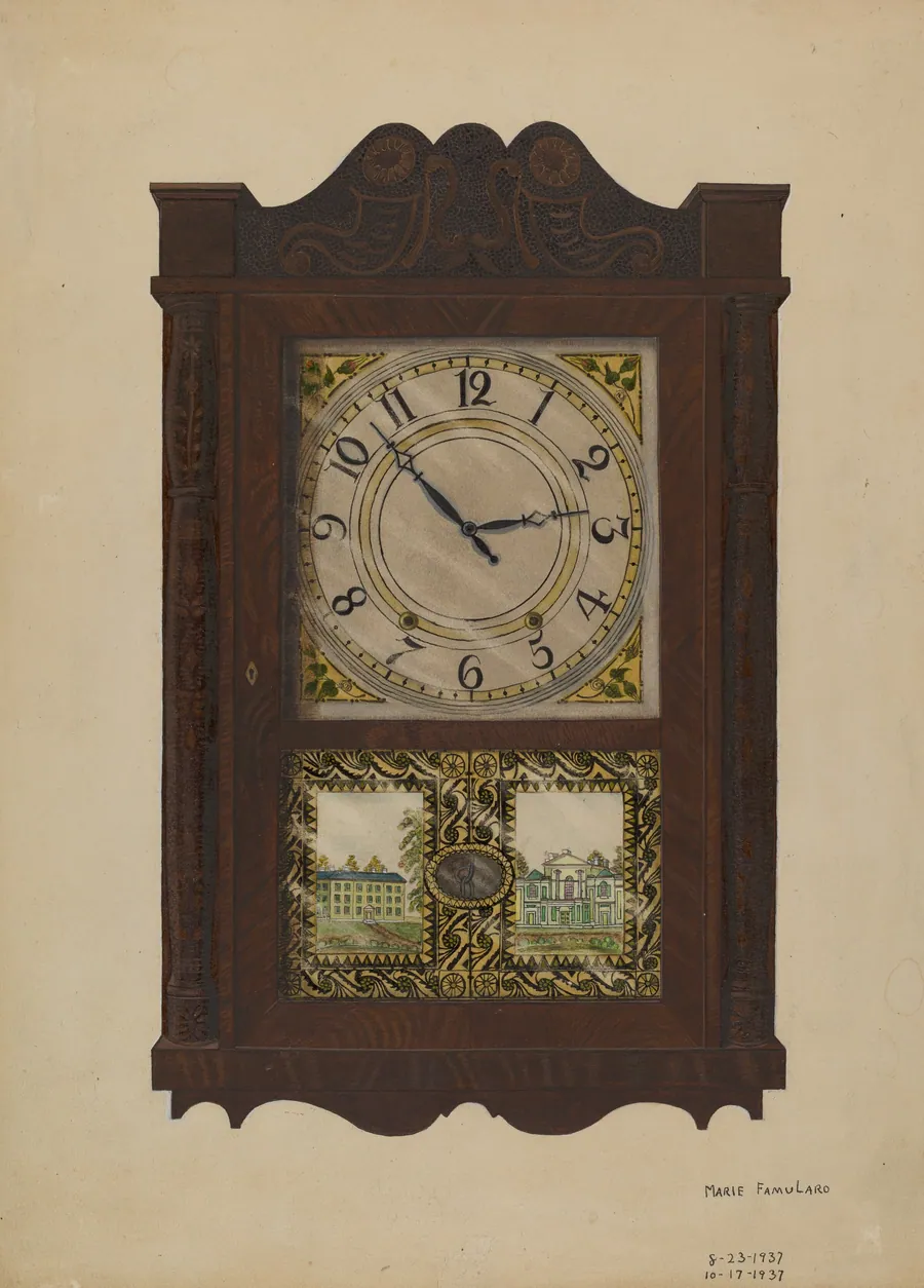 Wall Clock by Marie Famularo