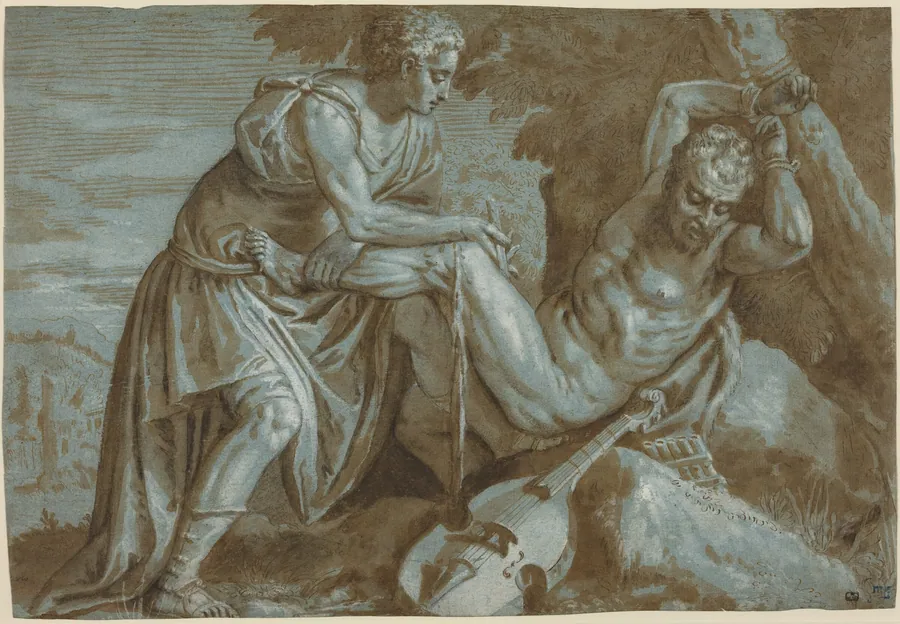 Apollo and Marsyas by Veronese