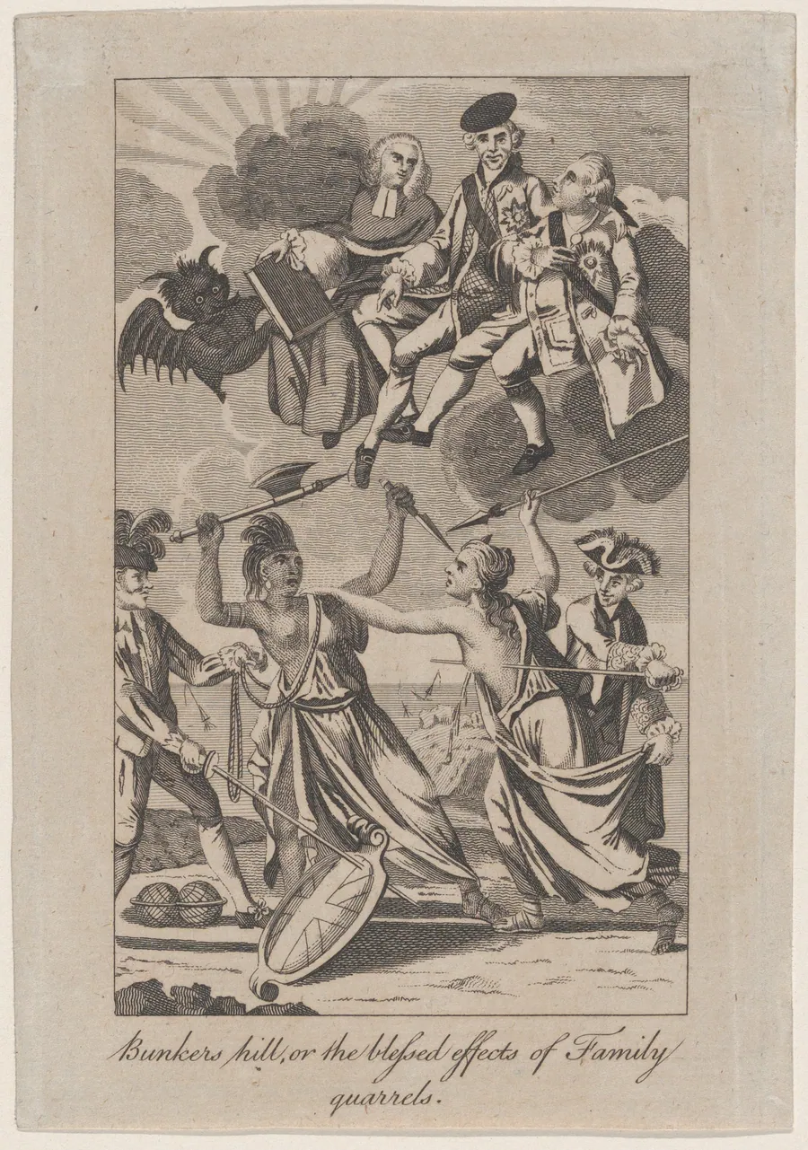 Bunkers Hill, or the Blessed Effects of Family Quarrels by Anonymous, British, 18th century