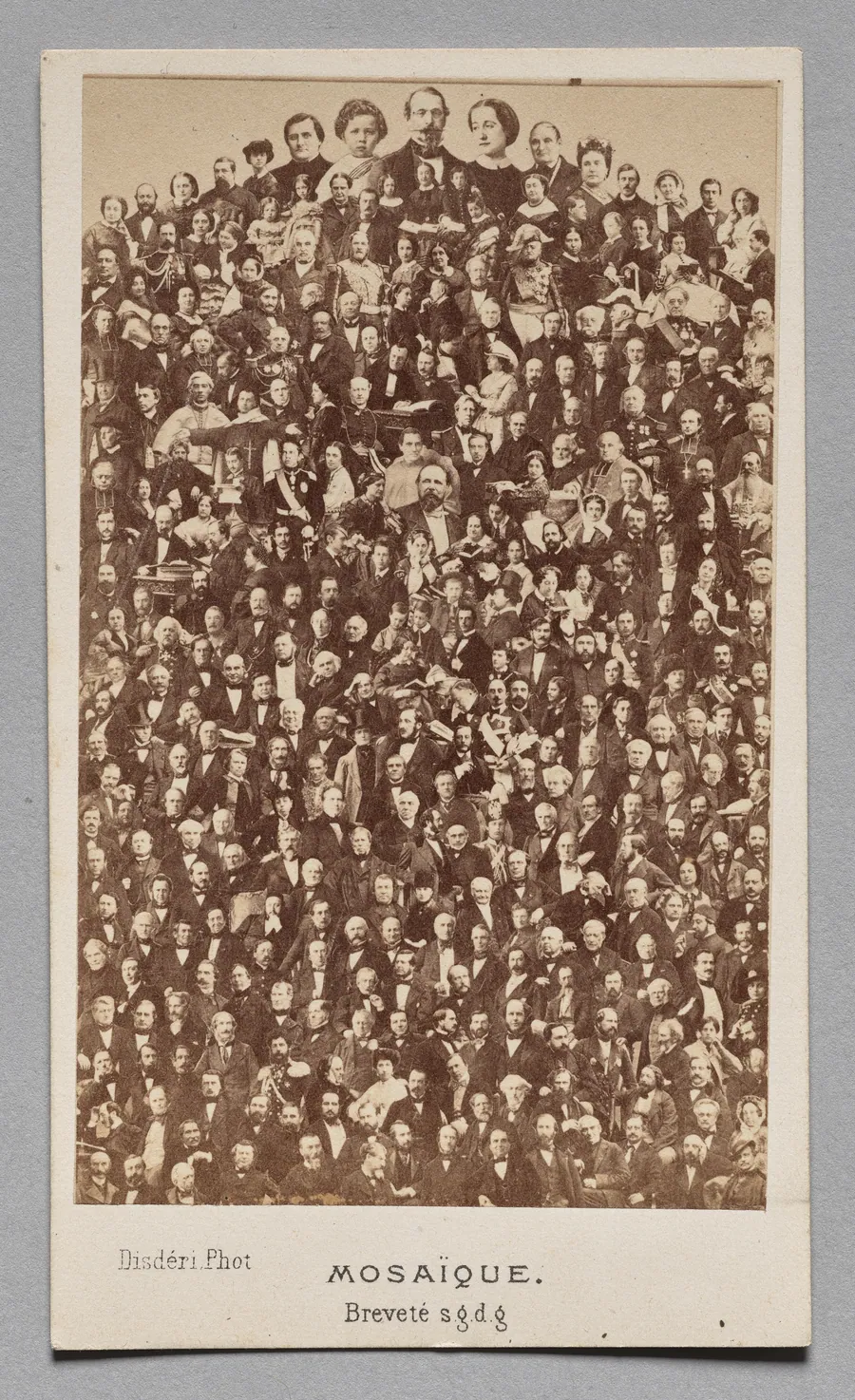Mosaique: The Imperial Court of Napoleon III by André Adolphe-Eugène Disdéri