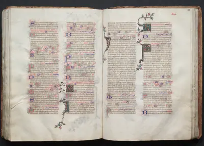 The Gotha Missal: Fol. 110v, Text