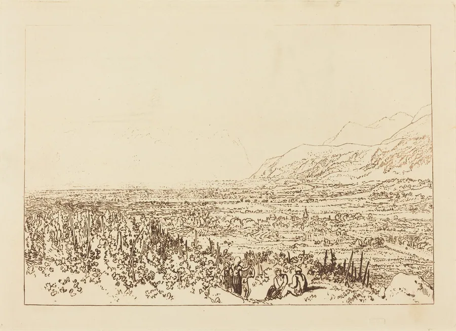 Chain of Alps from Grenoble to Chamberi by Joseph Mallord William Turner
