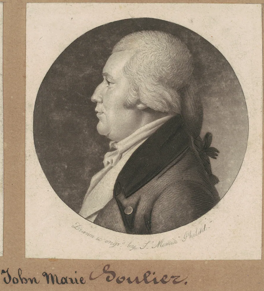 Jean Marie Soulier by Charles B. J. Févret de Saint-Mémin
