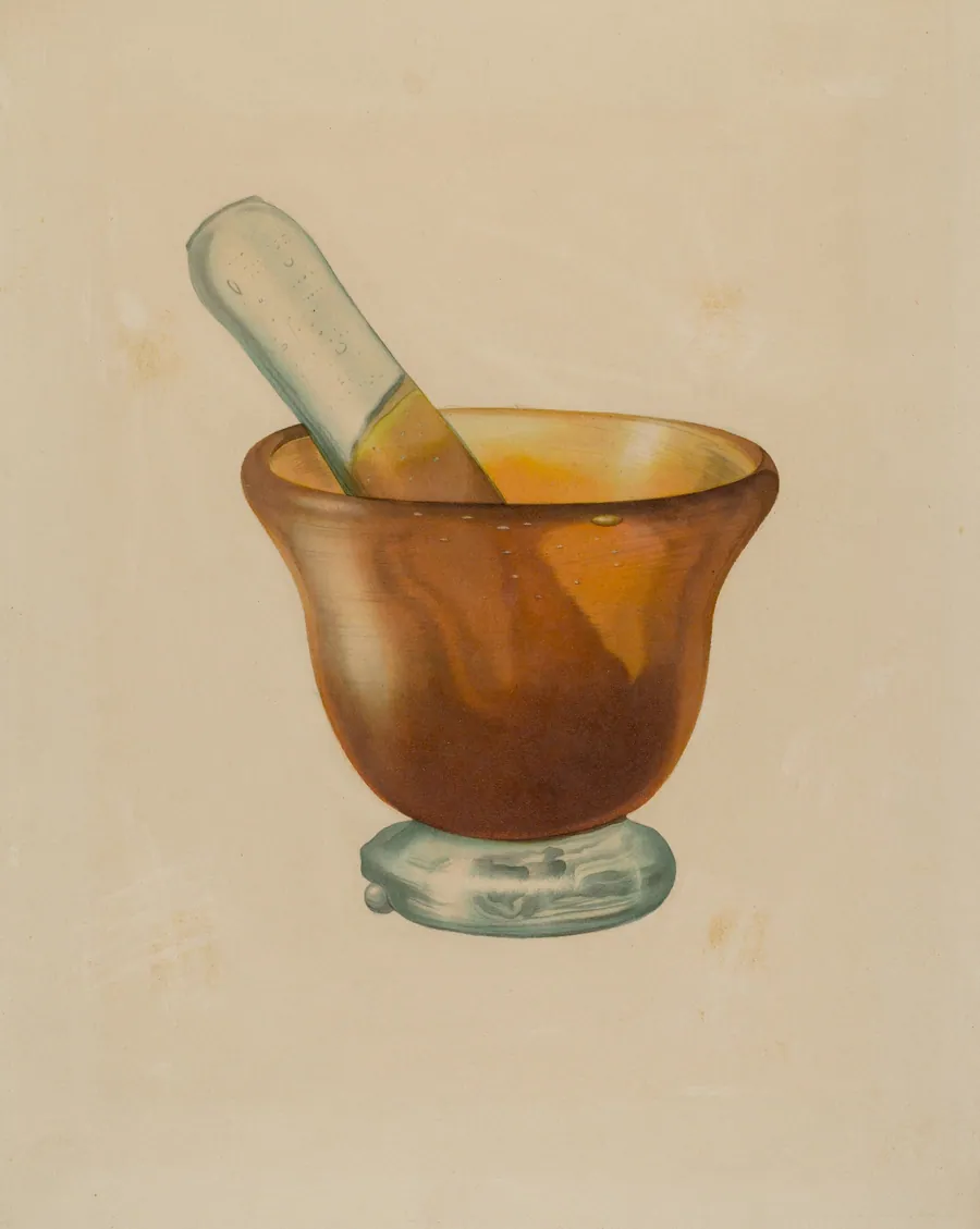 Mortar and Pestle by Isidore Steinberg