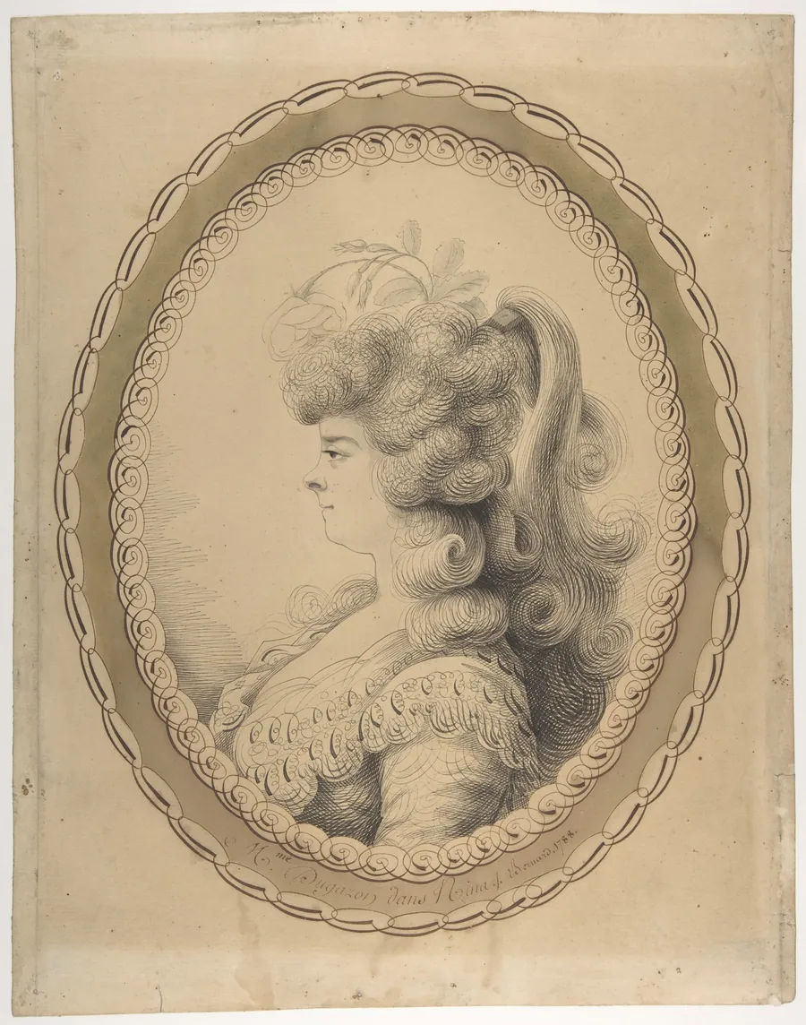 Portrait of Madame Dugazon as Nina by Joseph Jean Bernard