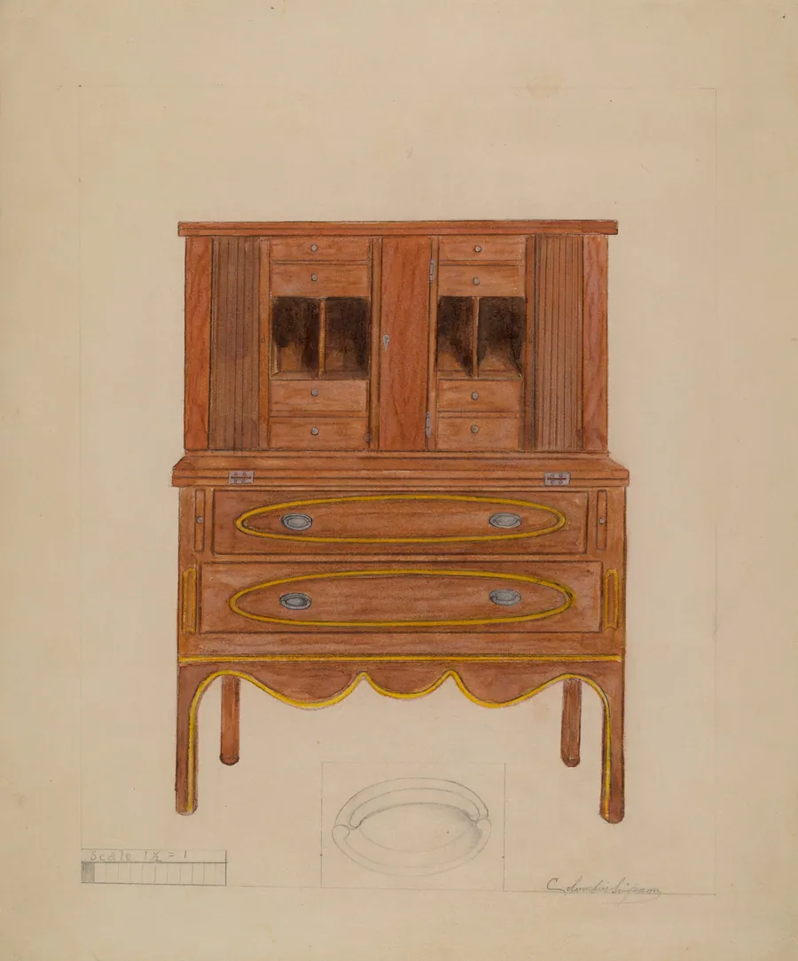 Writing Desk by Columbus Simpson