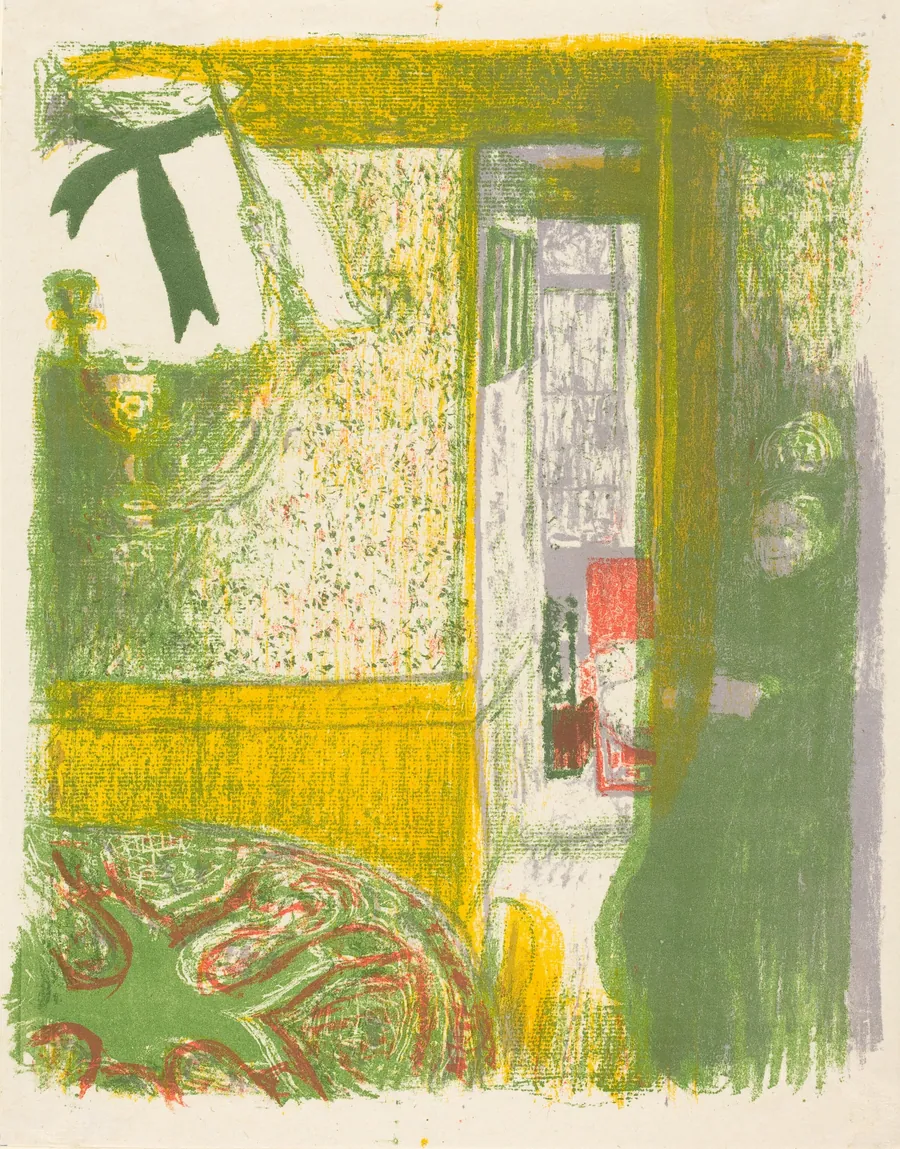 Interior with Hanging Lamp (Interieur à la suspension) by Edouard Vuillard