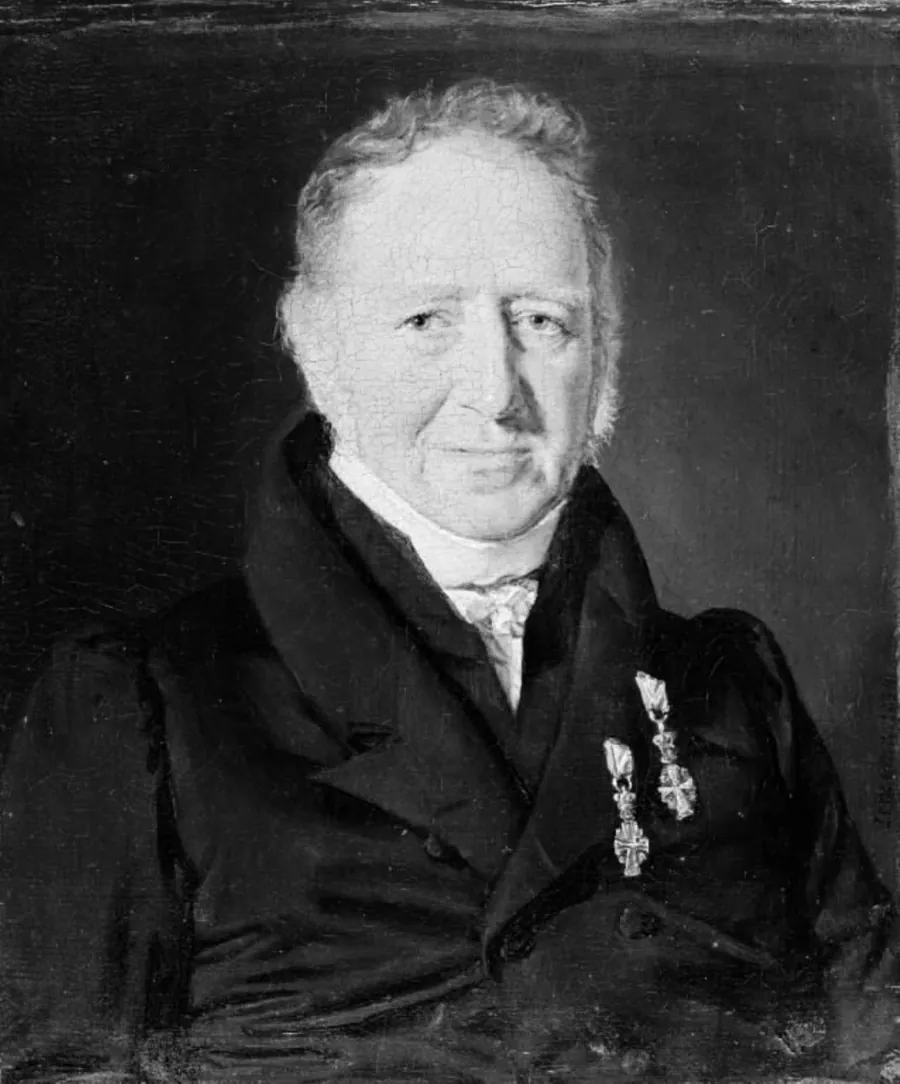 Sejl-, flag- og kompasmager, oberstløjtnant Johan Philip Weilbach by C.A. Jensen