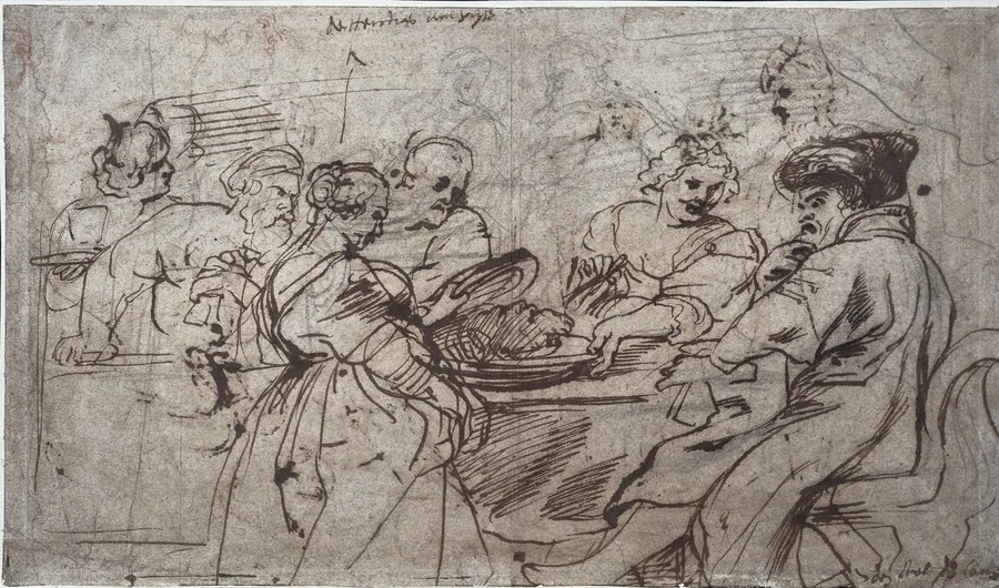 The Feast of Herod (recto) by Peter Paul Rubens