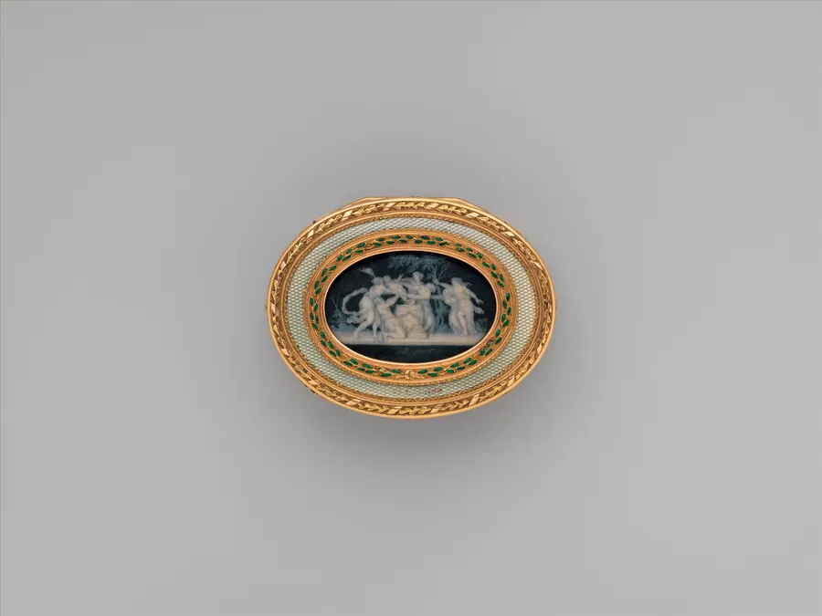 Snuffbox with six allegories of love by Jacques Joseph de Gault