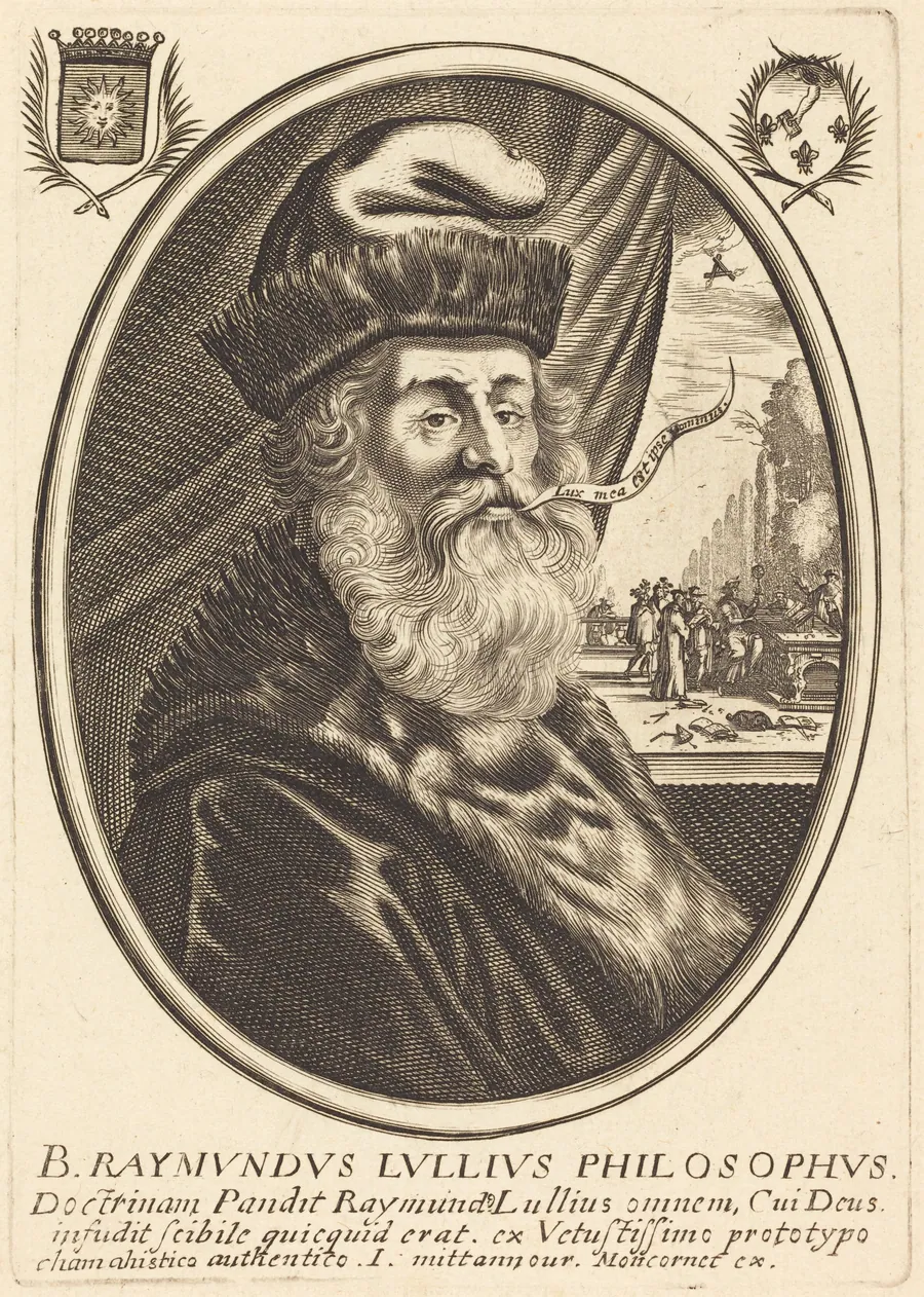 Raymond Lulle by Balthasar Moncornet